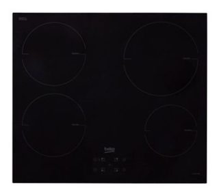 Plaque de cuisson induction 4 foyers Beko coloris noir l.58 x P.51 x H.5,2 cm