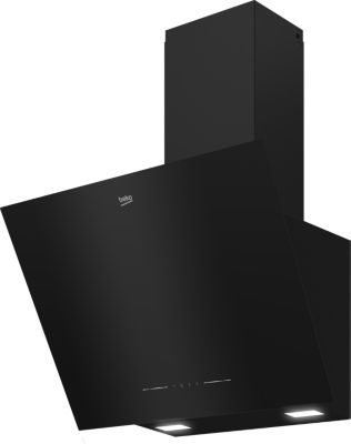 Beko Hotte inclinée en verre noir BHCA62442BBH, l. 60 cm