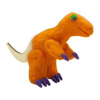 Pâte a modeler - Squelettes de dinosaures en bois