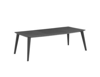 Table de jardin Lima gris graphite 160 x 94 cm