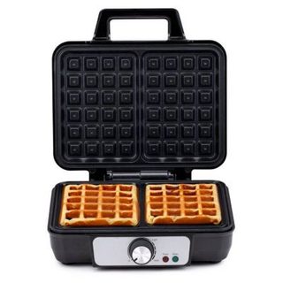 Appareil à gaufres 1000W 2 Plaques Révetement Anti-adhésif ALPINA