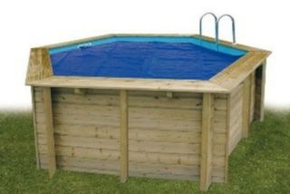 Bâche à bulles bordée pour piscine Ibiza AIO 360 - Ep 400µ