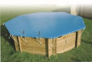 Bâche de sécurité 550gr pour piscine Ibiza AIO 360 - NF P 90-308