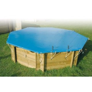 Bâche hivernage piscine octogonale Ubbink  360 cm