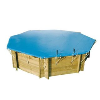 Bâche de protection piscine Sunwater Ubbink - 550 gr/m, Dimensions Sunwater 200 x 350 cm