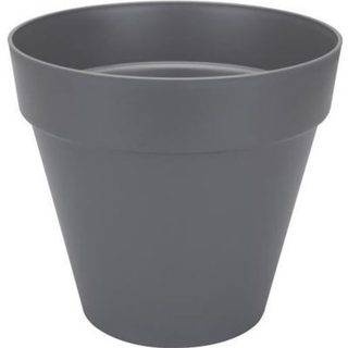 ELHO Pot de fleurs rond Loft Urban - 30 cm - Gris anthracite