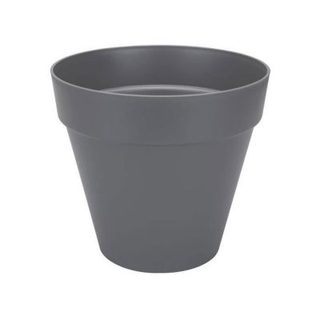 Pot de fleurs - ELHO - Loft Urban - 40 cm - Gris anthracite - Avec roues