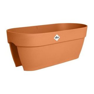 Pot de fleurs - ELHO - Vibia Campana Flower Bridge 60 - Marron - L 26 x B 59 x H 22 cm - Balcon/Extérieur - 100% recyclé