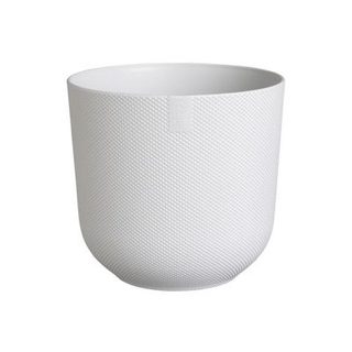 Pot de fleur - Elho - Jazz Rond - Blanc - L 35 x B 34.5 x H 32 cm - Intérieur - 100% recyclé