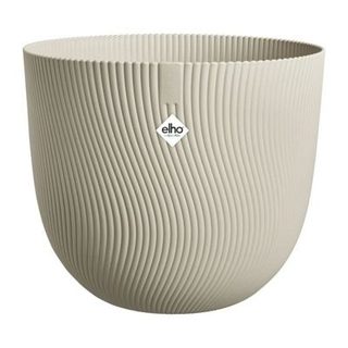 ELHO Pot de fleurs Sereh Rond 47 - Beige - ' 47 x H 40 cm - 100% recyclé
