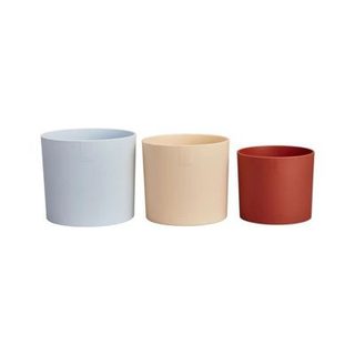 Pot de fleur - Elho - Lex Pott - Set 14 - Bleu Rose Orange - L 14 x B 13.8 x H 12 cm - Intérieur - 100% recyclé