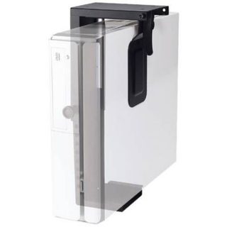 Neomounts Support sous bureau pour PC CPU-D075BLACK, acier noir, réglable H20-36 cm L5-10 cm
