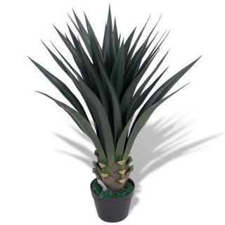 Plante artificielle avec pot Yucca 85 cm Vert