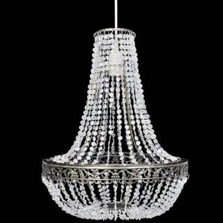 vidaXL Lustre suspendu Crystal 36,5 x 46 cm