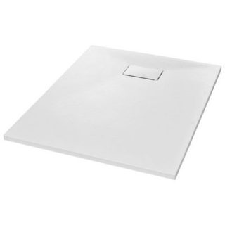 Vidaxl Bac de douche SMC Blanc 100x80 cm