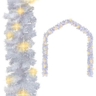 Guirlande de Noël avec lumières LED 5 m Blanc vidaXL