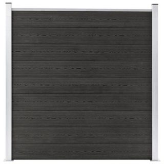 Clôture de jardin WPC 180x186 cm Gris vidaXL