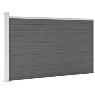 Clôture de jardin WPC 175x105 cm Gris vidaXL