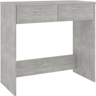 vidaXL Bureau Gris béton 80x40x75 cm Aggloméré