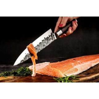 Couteau de chef FORGED SEBRA 20,5 cm acier 440C manche Dalbergia