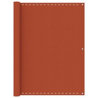 vidaXL écran de balcon Orange 120x500 cm PEHD 311026