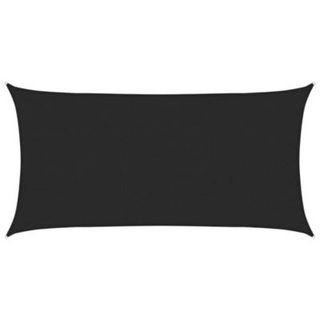 Voile d'ombrage 160 g/m² Noir 2,5x5 m PEHD vidaXL