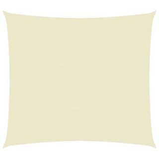 vidaXL Voile de parasol Tissu Oxford rectangulaire 2,5x3,5 m Crème