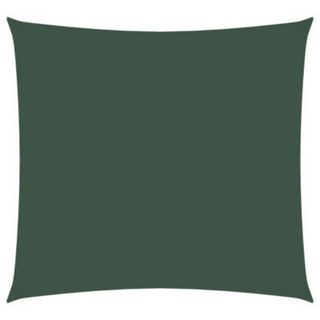 vidaXL Voile de parasol Tissu Oxford carré 3,6x3,6 m Vert foncé