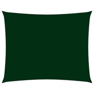 vidaXL Voile de parasol Tissu Oxford rectangulaire 2,5x3,5m Vert foncé