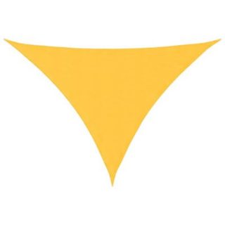 Voile de parasol tissu oxford triangulaire 3x4x5 m jaune vidaXL