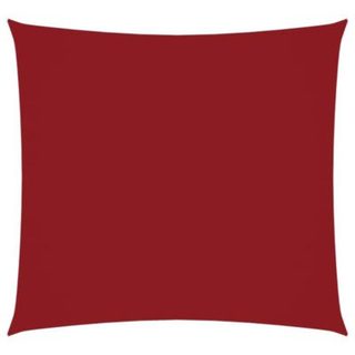 Voile de parasol tissu oxford carré 2x2 m rouge vidaXL