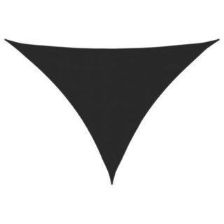 vidaXL Voile de parasol Tissu Oxford triangulaire 3,5x3,5x4,9 m Noir