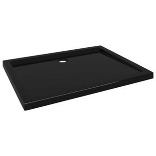 Receveur de douche rectangulaire ABS Noir 70x90 cm vidaXL
