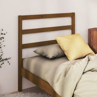 vidaXL Tête de lit Marron miel 81x4x100 cm Bois massif de pin 817618