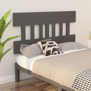 vidaXL Tête de lit Gris 153,5x3x81 cm Bois massif de pin 819127