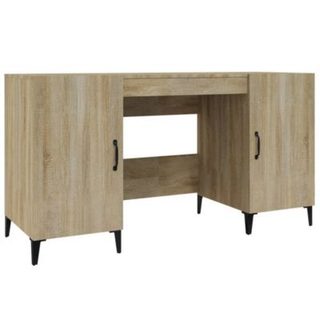 Bureau Chêne sonoma 140x50x75 cm Bois d'ingénierie vidaXL