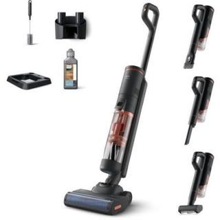 Aspirateur Balai  Laveur sans fil - PHILIPS XW6264/11 - 21,6 V - 450 ml - 2500 trs/min - Corail