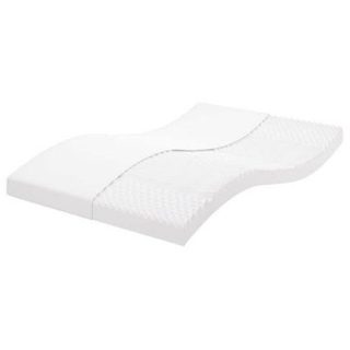 vidaXL Matelas en mousse blanc 140x200 cm 7 zones dureté 20 ILD,matelas de lit,matelas de lit de jour,matelas en mousse 356356