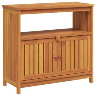 Table console de jardin 80x35x75 cm bois massif d'acacia vidaXL