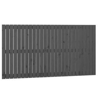 824910 vidaXL Tête de lit murale Gris 166x3x90 cm Bois massif de pin