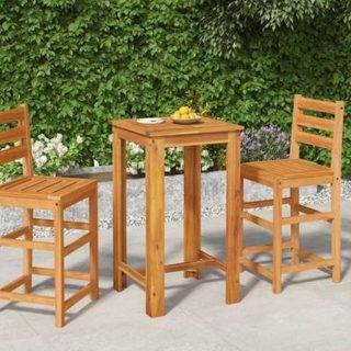 vidaXL Table de bar de jardin 60x60x105 cm Bois d'acacia solide 319700