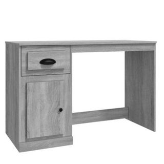 Bureau avec tiroir sonoma gris 115x50x75 cm bois d'ingénierie vidaXL