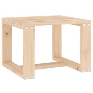 Table d'appoint de jardin 40x38x28,5 cm bois massif de pin vidaXL
