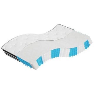 vidaXL Matelas à ressorts ensachés moyen 120x200 cm 372917