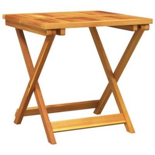 Table pliable de jardin 50x50x50 cm bois d'acacia solide vidaXL