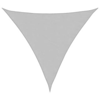 Voile d'ombrage gris clair 6x6x6 m 100% polyester oxford vidaXL