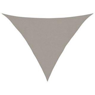 Voile d'ombrage 160 g/m² triangulaire gris clair 4x4x5,8 m PEHD vidaXL