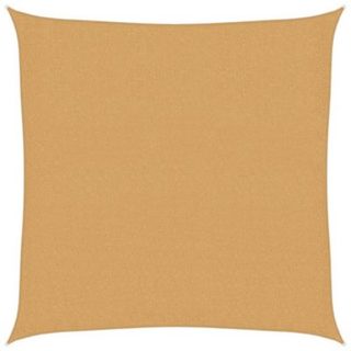 Voile d'ombrage 160 g/m² carré sable 2x2 m PEHD vidaXL