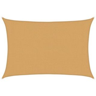 Voile d'ombrage 160 g/m² rectangulaire sable 3x5 m PEHD vidaXL