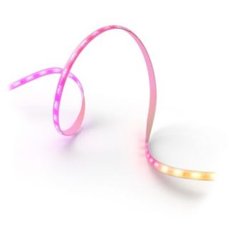 Ruban LED connecté 3 m multicolore RGB + blanc chaud flexible et découpable 20 W Lightstrip Philips Hue